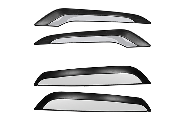 Bumper Corner Protector (Black With Chrome) | Old Swift
