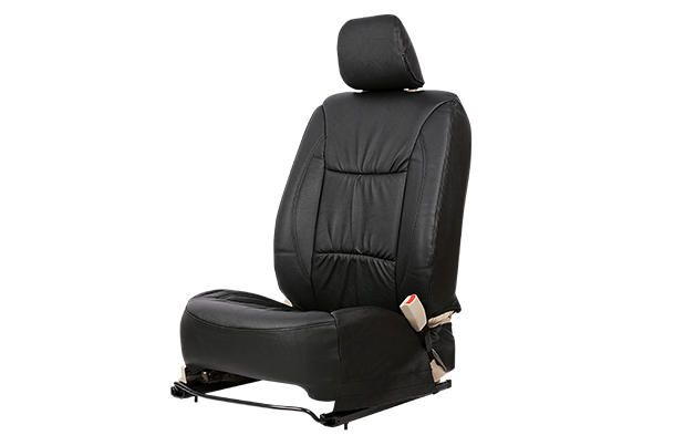 Seat Cover - Black Dual Gathering (Premium PU) | SCross