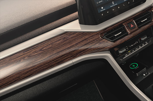 Interior Styling Kit (Adventure Wood) - Dashboard | New  Brezza (All Variants) (All Variants)