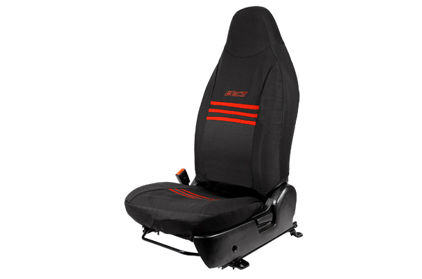 Triad Red Lining Fabric Seat Cover | EECO - 5 Seater