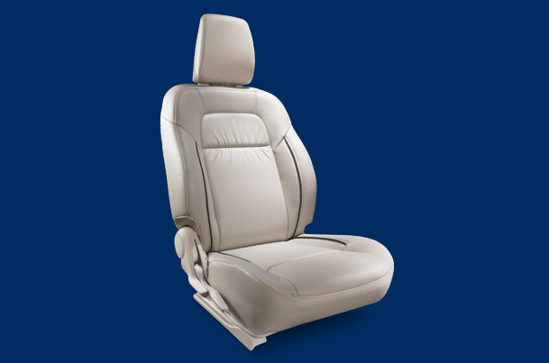 Seat Cover Black Highlight Gathering (Premium PU) | Dzire (L Variant) 