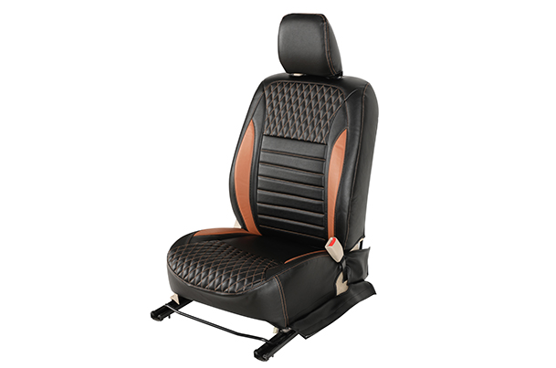 Seat Cover - Tan Highlight (Premium PU) | S-Cross 