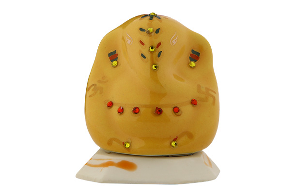 God Idol - Ganesha (Ceramic) | Yellow