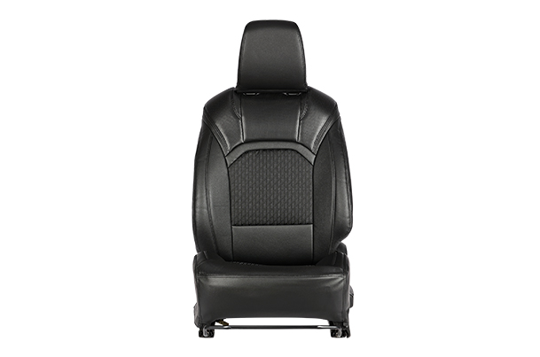 Seat Cover - Techno Beats Fabric Highlight (PU+Fabric) | New Baleno (Delta & Sigma Petrol Variant)