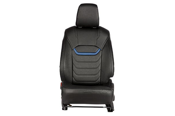 Seat Cover - Blue Muscle Finish (Premium PU) | New Baleno (Delta & Sigma Petrol Variant)
