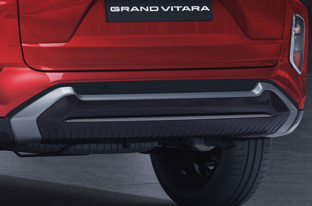Rear Skid Plate - Smoked | Grand Vitara (Zeta+, Alpha+ Variant)