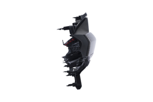 GARNISH_I/P CENTRE LOUVER (BLACK/SILVER)