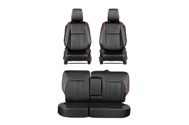 Seat Cover Woods Terrain Bordeaux Liner| Brezza (Z+/Z/V Variant)