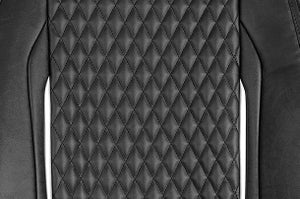 Premium Silver Finish Prism Seat Cover | Brezza (V Variant)