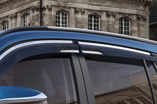 Buy Door Visor - (Midnight Black + Garnish Insert) - INVICTO