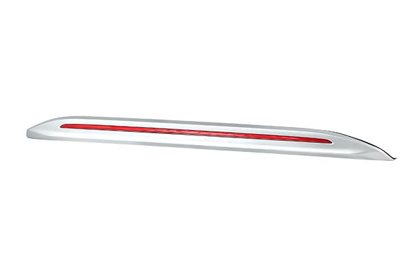 Side Skid Plate - Splendid Silver & Sizzling Red | Victoris