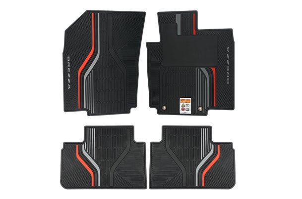 Red Beam Designer Mat | New Brezza (All Variants)