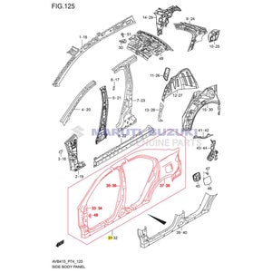 SIDE BODY OUTER PANEL (RIGHT)