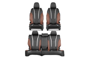 Seat Cover Lightning Cross Silver Finish | e VITARA (Zeta, Delta)