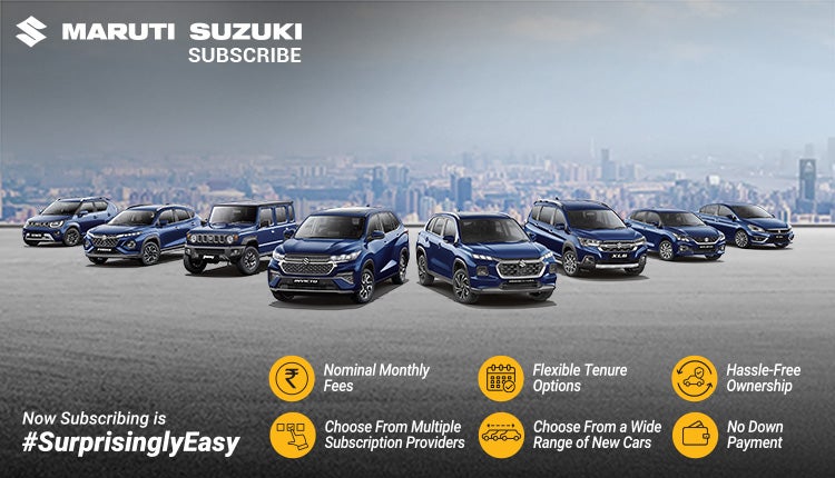 Car Subscription Made Easy with Maruti Suzuki Subscribe