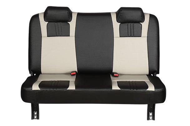 Seat Cover Triad Black Lining Beige Finish | EECO (6 Seater)