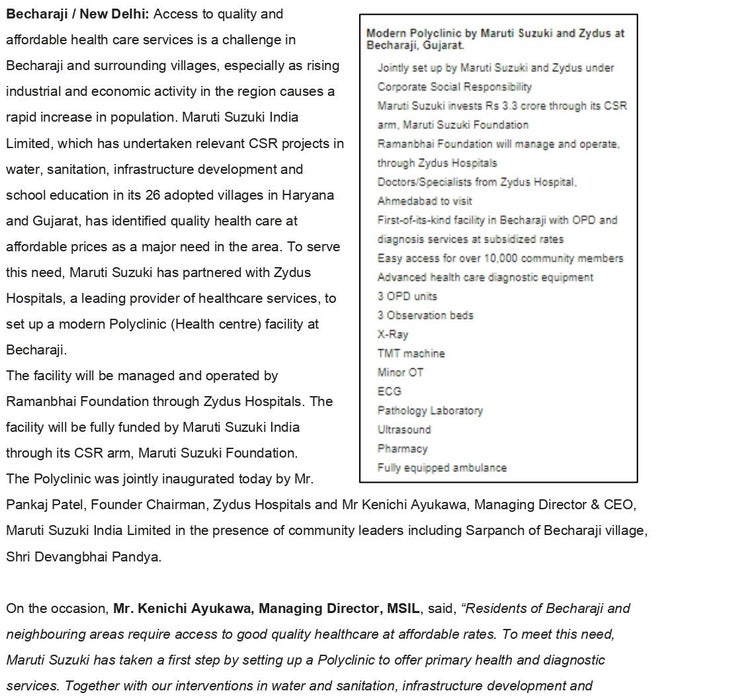 /adobe/assets/urn:aaid:aem:09d3bbcd-ae8e-4c50-8164-c44bd173214f/as/Sep_26_2018_Maruti_Suzuki_partners_with_Zydus_sets_up_modern_polyclinic_in_Becharaji_Gujarat_page-0001.jpg?height=1057&width=1134