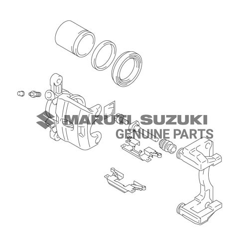 CALIPER ASSEMBLY_ FRONT BRAKE RH