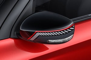 ORVM Auto Cover - Carbon Sprint - Grey Stripes (Winker)| New Swift (Z+/Z/V)