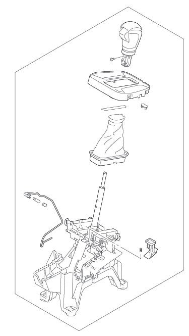SELECTOR ASSEMBLY MANUAL (BLACK/CHROME)