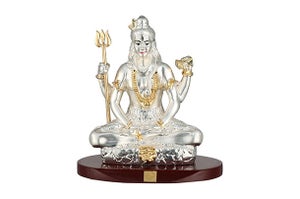 God Idol - Shiva (Silver Plated) | Gold