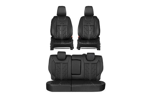 Seat Cover Premium Expedition Silver Finish| Brezza (L Variant)