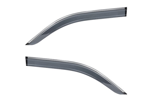Door Visor - Smoke Chrome Insert | Brezza