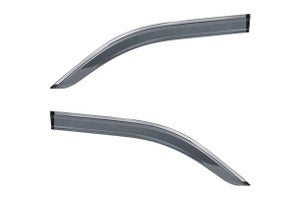 Door Visor - Smoke Chrome Insert | Brezza