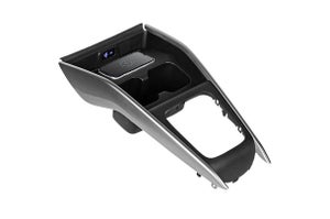 GARNISH FLOOR CONSOLE (BLACK / SILVER) | FRONX