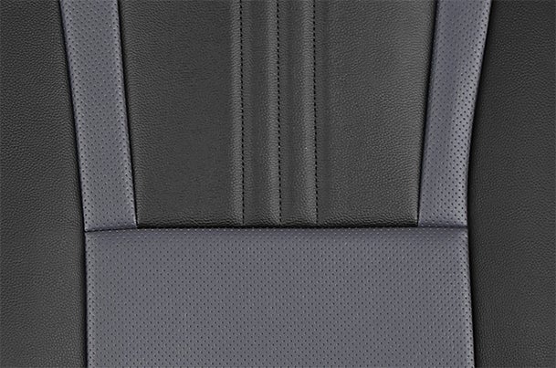 Seat Cover Triad Black Lining Grey Finish | EECO (6 Seater)