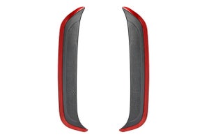 Rear Bumper Painted Garnish - Black + Red | Fronx