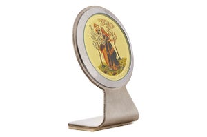 Dashboard Frame - Radha Krishna (Metallic) 24k Gold Plated