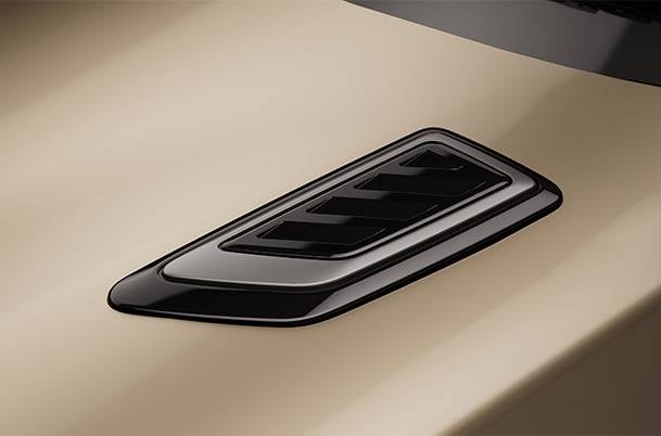Hood Garnish - Gloss Black & Premium Silver Finish | Brezza