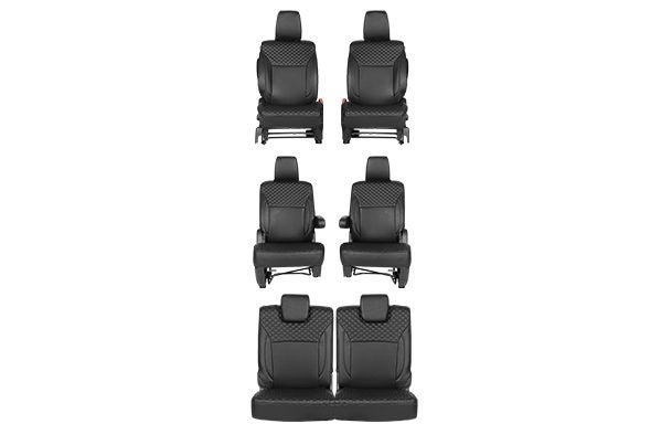Seat Cover Crystal Luxe Black Finish | XL6 (Zeta Variant)