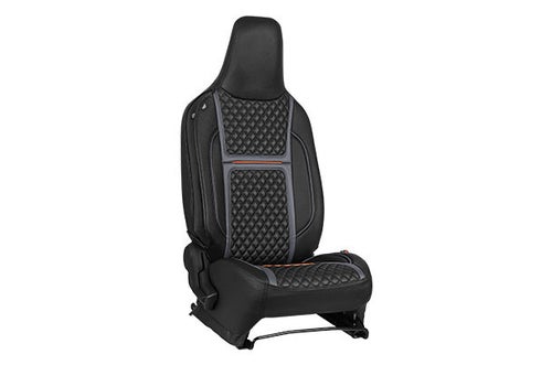 Seat Cover Orange Lining Bevel Finish  | Alto K10 CNG (L/V/V+)