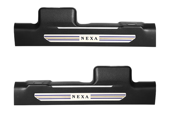Ambient Light Door Sill Guard - Blue (4 Door) | Baleno