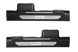 Ambient Light Door Sill Guard - Blue (4 Door) | Baleno