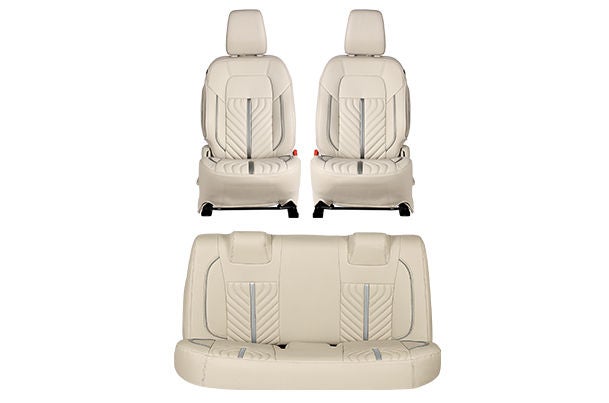 Seat Cover Silver Exuberance Finish | New Dzire (L Variant)