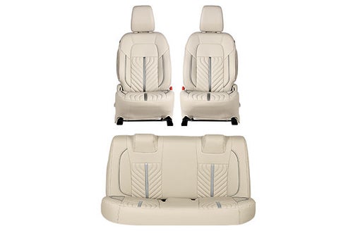 Seat Cover Silver Exuberance Finish | New Dzire (L Variant)
