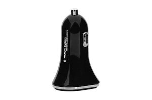 Car Charger - Fast Charging Twin Port (Black)