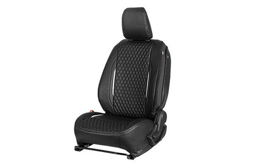 Premium Silver Finish Prism Seat Cover | Brezza ( L Variant)