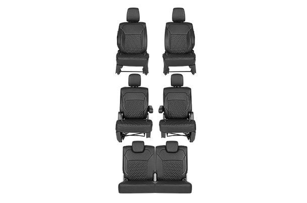 Seat Cover Premium Crossbars Silver Finish | XL6 (Zeta Variant)