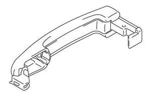 Buy HANDLE SETFRONT DOOR OUT RIGHT HAND SIDE (BLACK) 82810M71810