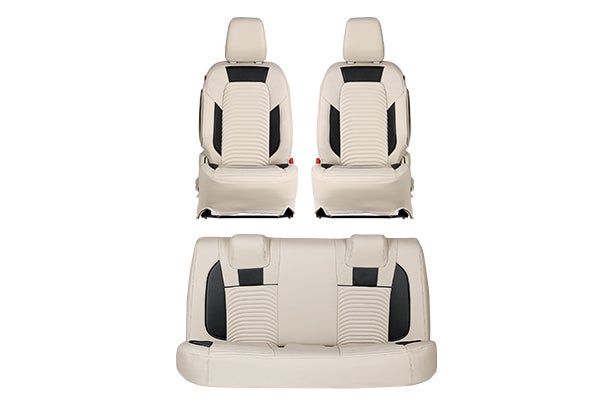 Seat Cover Premium Bevel Black Highlight | New Dzire (L Variant)