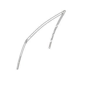 RUNFRONT DOOR GLASS RIGHT HAND SIDE
