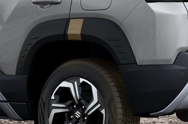 Buy Wheel Arch Kit - Black + Brown | New Brezza (All Variants