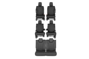 Seat Cover Black Lining Muscle Finish | XL6 (Zeta Variant)