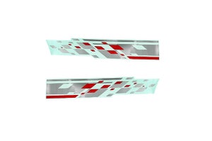 Body Graphics - Pixel Drift Red | | Brezza