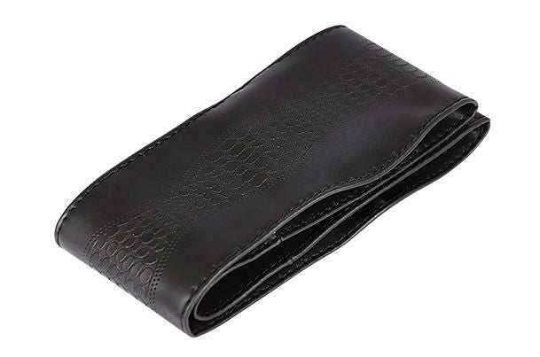 Steering Wheel Cover - Premium Leather (Black)