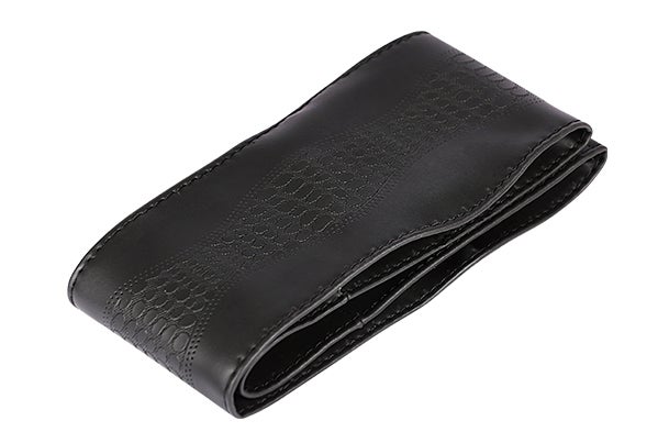 Steering Wheel Cover - Premium Leather (Black)